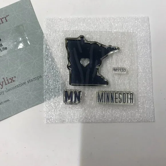 Close To My Heart CTMH Mini Stamp Set M1133 Minnesota Everyday Life NEW - Picture 6 of 9